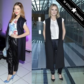 Długie kamizelki według gwiazd