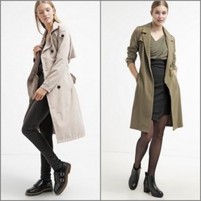 Płaszcze na jesień 2015: wyprzedaż