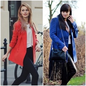 Kolorowe płaszcze z wyprzedaży - zobacz!