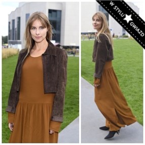 W stylu gwiazdy: zamsz i musztardowy