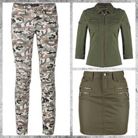 Wybór stylistki: styl militarny