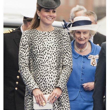 Kate Middleton w sukience w panterkę