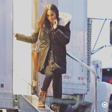 Meghan Markle w zielonej parce