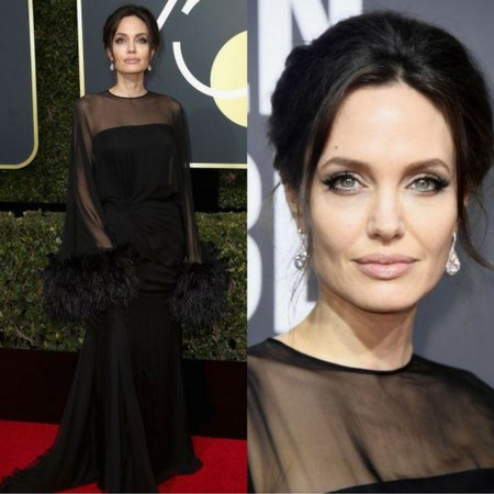 Angelina jolie złote globy