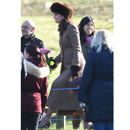Kate Middleton w futrzanej czapce