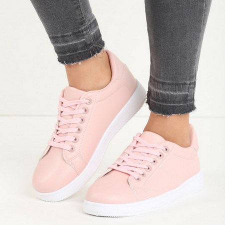 Sportowe, różowe buty