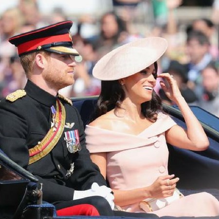 Meghan markle podczas urodzin królowej