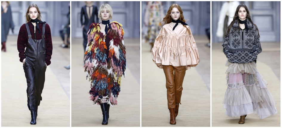 Pokaz jesienno-zimowej kolekcji Chloe na Paris Fashion Week 2016.