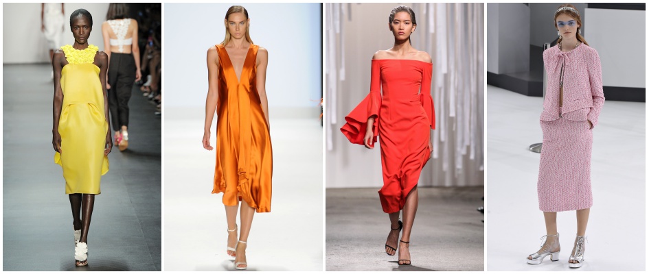 Sukienki damskie z wiosenno-letnich kolekcji Angel Sanchez, Project Runway, Milly i Chanel.