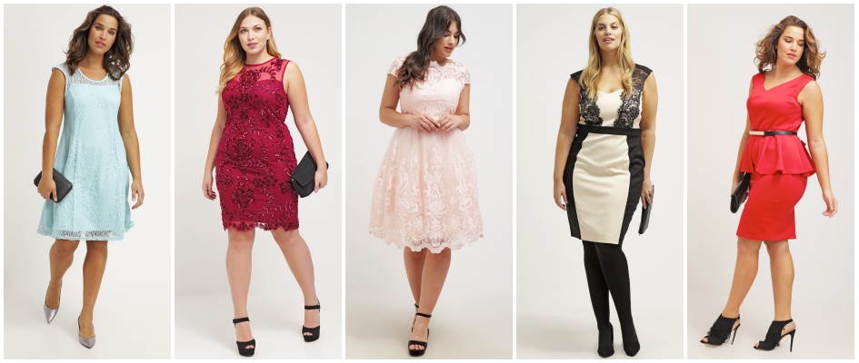 Moda plus size - sukienki damskie na wesele dla puszystych.