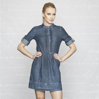 Modne jeansowe sukienki - zdjęcie produktu