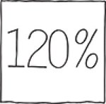 120% Cashmere logo