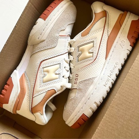  New Balance 550 damskie pomarańczowe