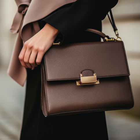 Brązowa damska torebka