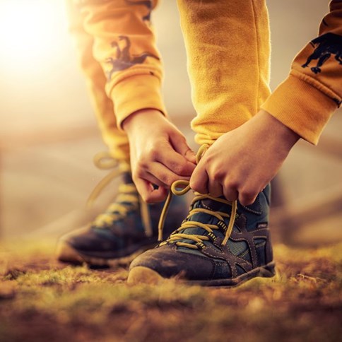 Buty trekkingowe chłopięce czarne 
