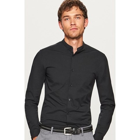 Czarna koszula męska