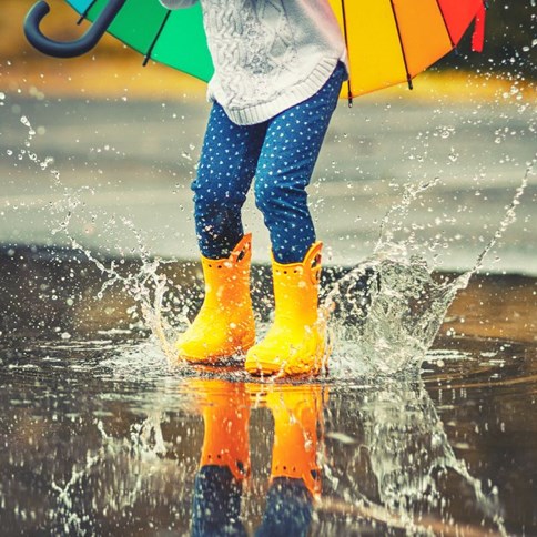 Kalosze żółte dziecięce 