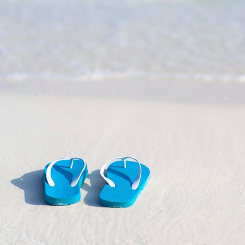 Klapki dziecięce niebieskie 