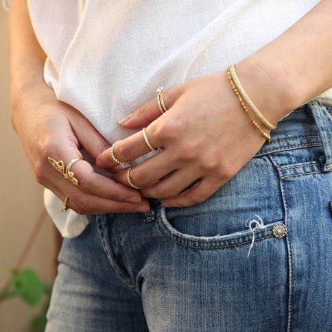 Komplet złotej biżuterii 