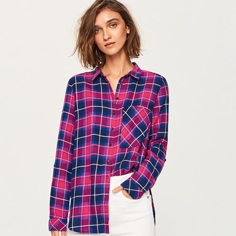 Koszula damska z kołnierzykiem 