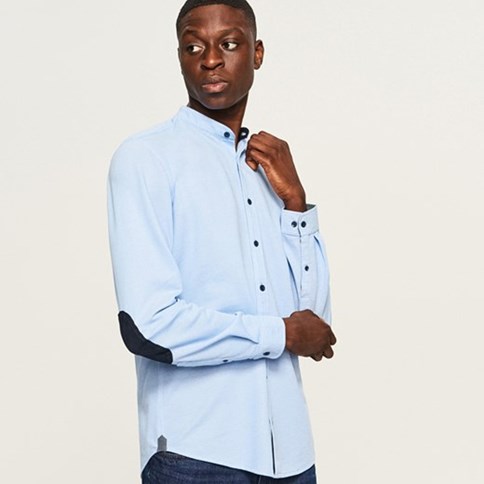 Niebieska koszula męska