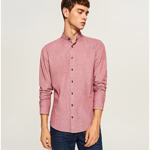 Różowa koszula męska