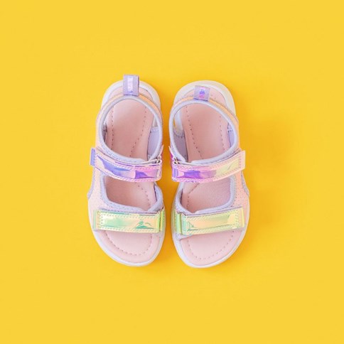 Sandały dziecięce różowe