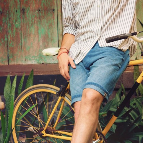 Spodenki jeansowe męskie