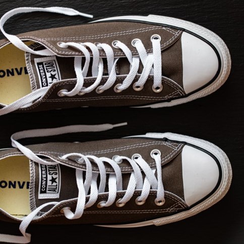 Trampki brązowe converse