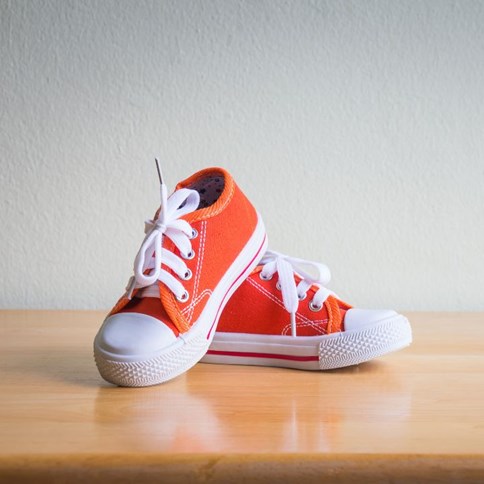 Trampki chłopięce czerwone