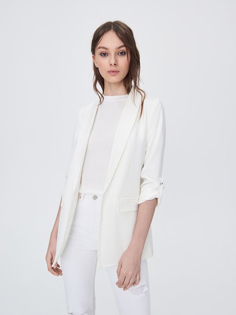 biała marynarka damska