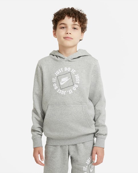 bluza chłopięca szara z logo