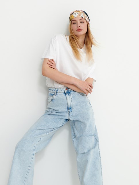 bluzka oversize biała
