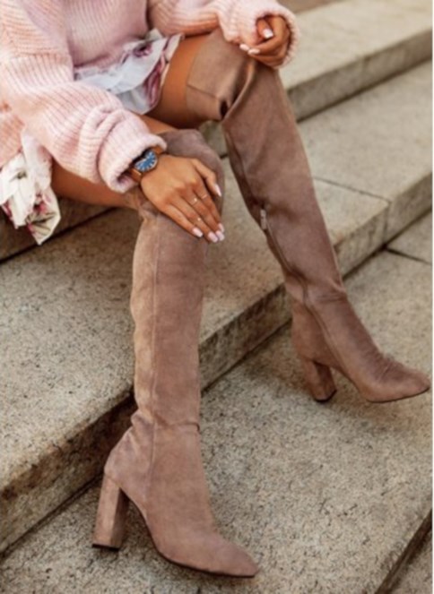 buty ccc kozaki za kolano beżowe