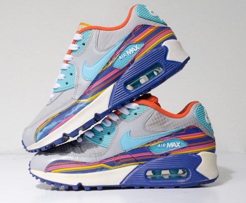 kolorowe sneakersy nike air max