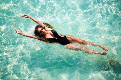 monokini czarne