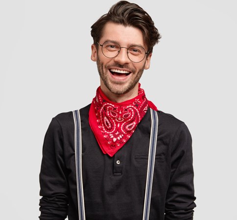 męska bandana