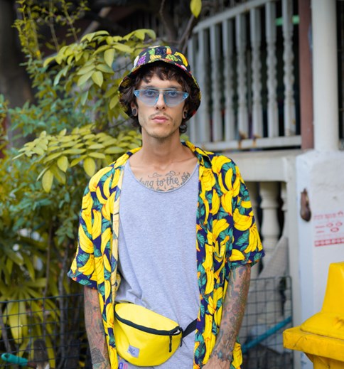 męski bucket hat