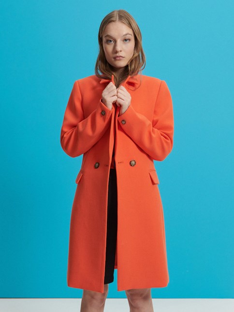 pomarańczowy płaszcz Reserved