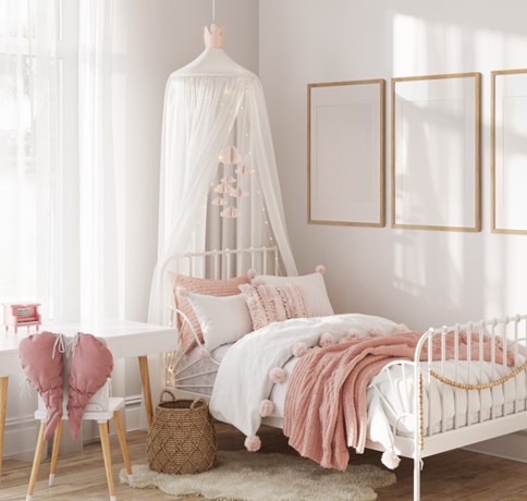 różowa pościel dziecięca