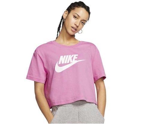 różowy t-shirt Nike damski