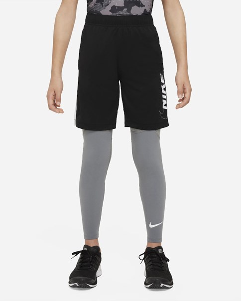 szare legginsy chłopięce w sportowym stylu