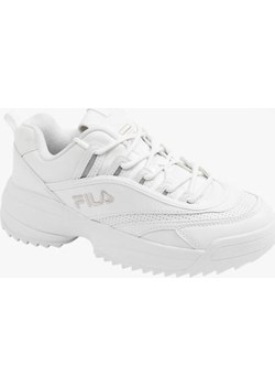 Markowe sneakersy fila z różowym logo i masywną podeszwą Fila Deichmann - kod rabatowy