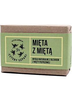 Mydło rzemieślnicze MIĘTA z MIĘTĄ 110G - CZTERY SZPAKI Cztery Szpaki okazyjna cena artiunici.com - kod rabatowy