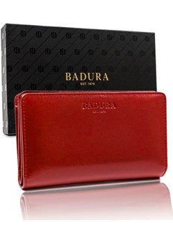BADURA portfel damski skórzany ochrona RFID 99512 Skorzany - kod rabatowy