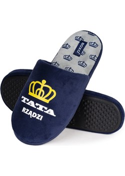 Kapcie dla Taty na prezent SOXO Tata rządzi w pudełku prezentowym Sklep SOXO okazja - kod rabatowy