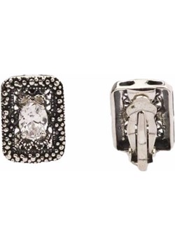 Klipsy srebrne z cyrkoniami KL 977 Polcarat Design - kod rabatowy
