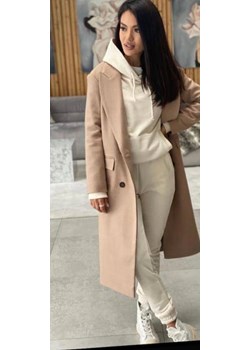 Elegancki płaszcz w kolorze camelowym lafemmeboutique.pl - kod rabatowy