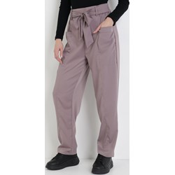 Spodnie damskie fioletowe Born2be  - zdjęcie produktu