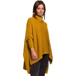Ponczo Be Knit żółte  - zdjęcie produktu